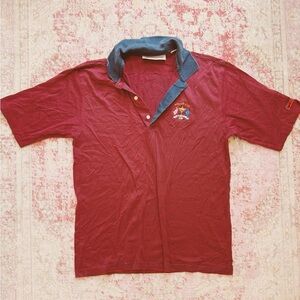 Slazenger, Men’s Maroon and Navy Polo Shirt